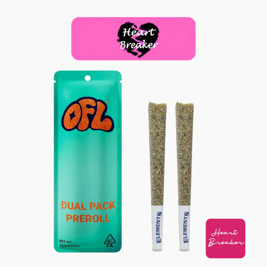 Oakfruitland (OFL) - Heart Breaker | Joints | 1g each | 2pk - 1