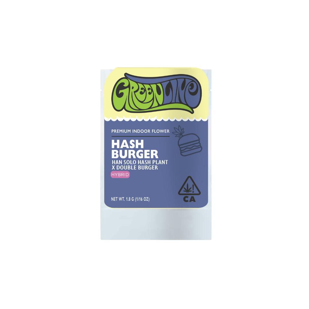 Greenline - Hash Burger - 1/16 oz - Indoor - Hybrid - 1.8g - 1