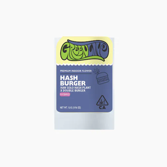 Greenline - Hash Burger - 1/16 oz - Indoor - Hybrid - 1.8g - 1