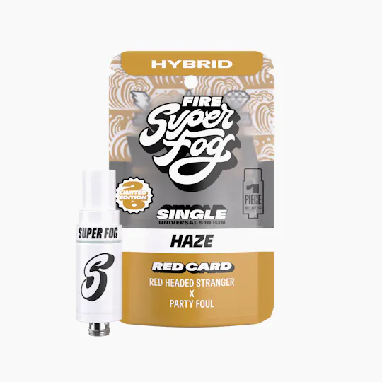 Super Fog by MFused - Red Card (FC Super Fog Limited Edition) | FIRE Ion Tank Cartridge | 1g - 1