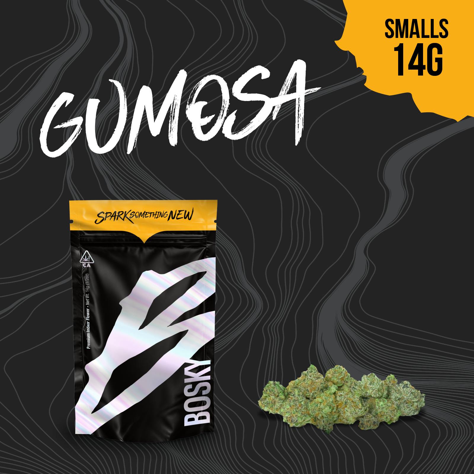 Bosky Genetics - BOSKY | Gumosa | Small Buds | Citrus | 14g - 1
