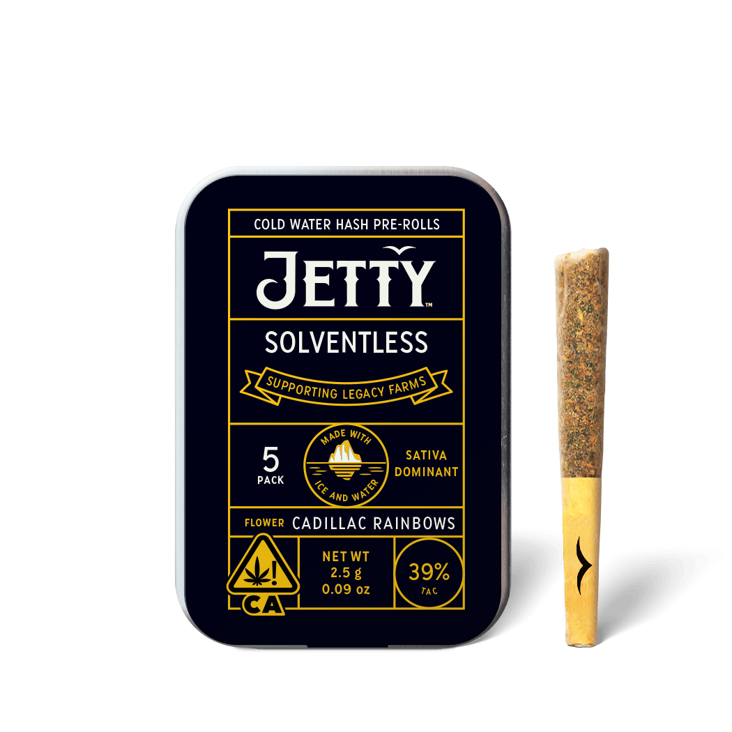 Jetty Extracts - Cadillac Rainbows | Live Rosin Infused Minis | 0.5g each | 5pk - 1