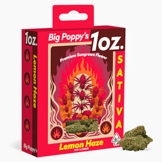 Poppy’s - Poppy's | Big Poppy's | Lemon Haze | Big Buds | 28g - 1