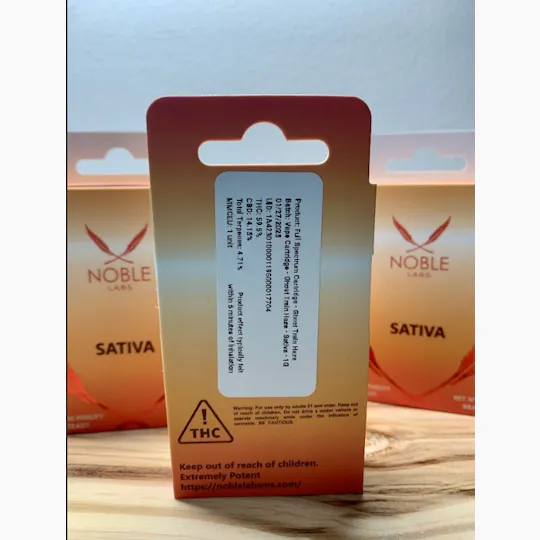 Noble Labs - Noble Labs - Full Spectrum Terpene carts 1g | Ghost Train Haze - 1