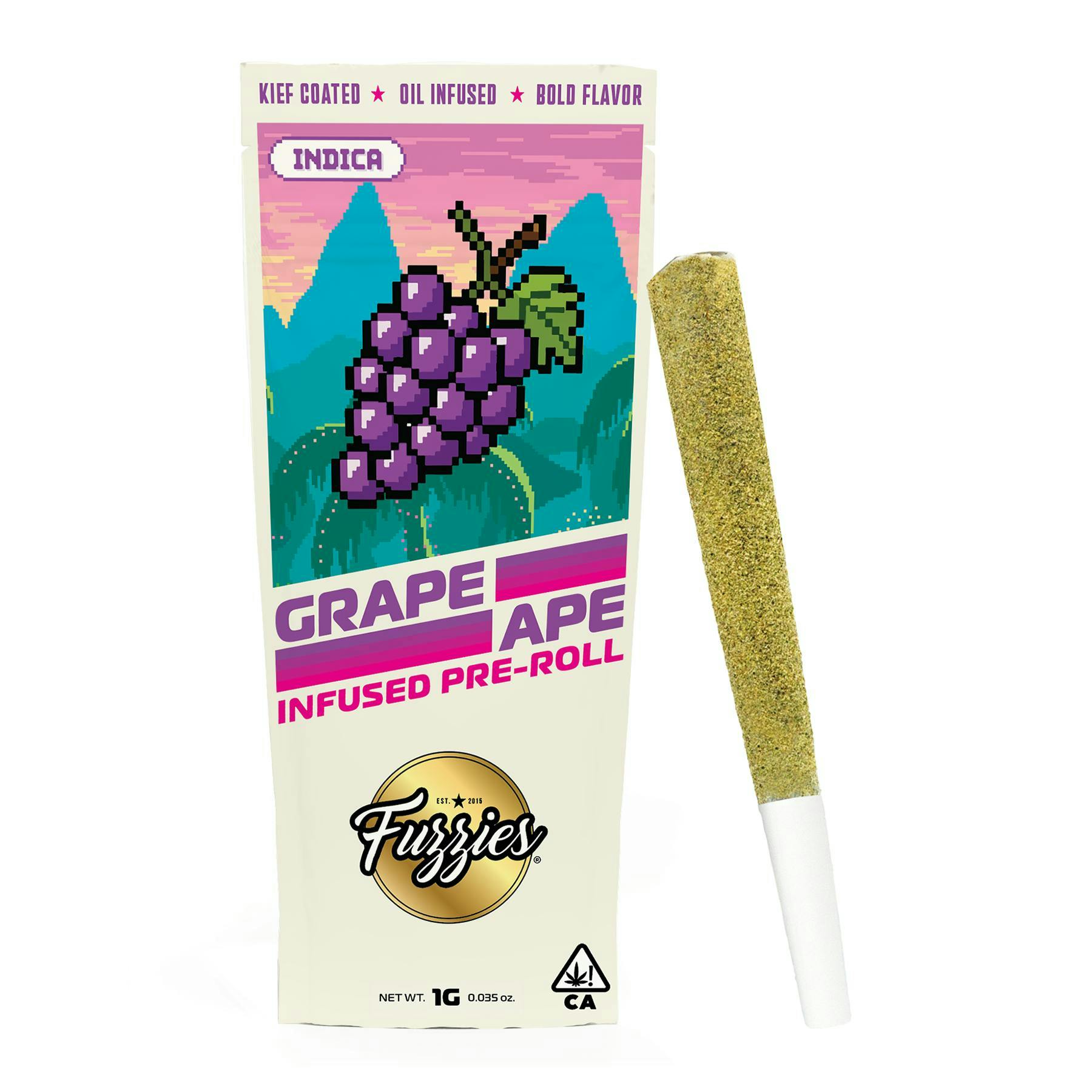 Fuzzies - Fuzzies | Originals | Grape Ape | Infused Joint | 1g - 1