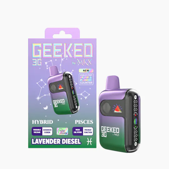 MKX Oil Co - Lavender Diesel | Geeked Disposable | 3g - 1