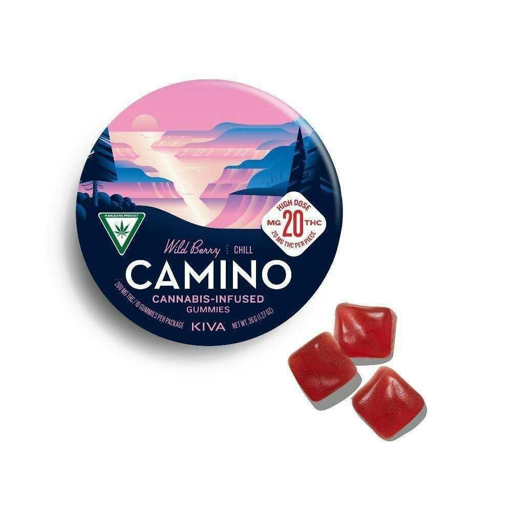 Camino - Chill | Wild Berry Gummies | 200mg | 10ct | 20mg/ea - 1