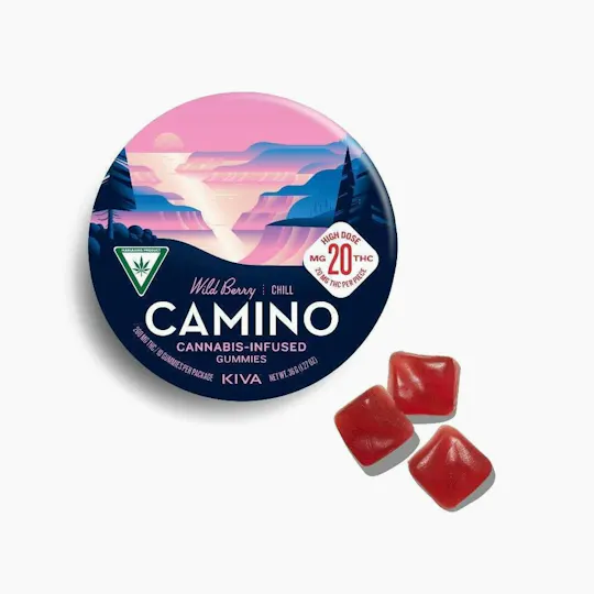 Camino - Chill | Wild Berry Gummies | 200mg | 10ct | 20mg/ea - 1