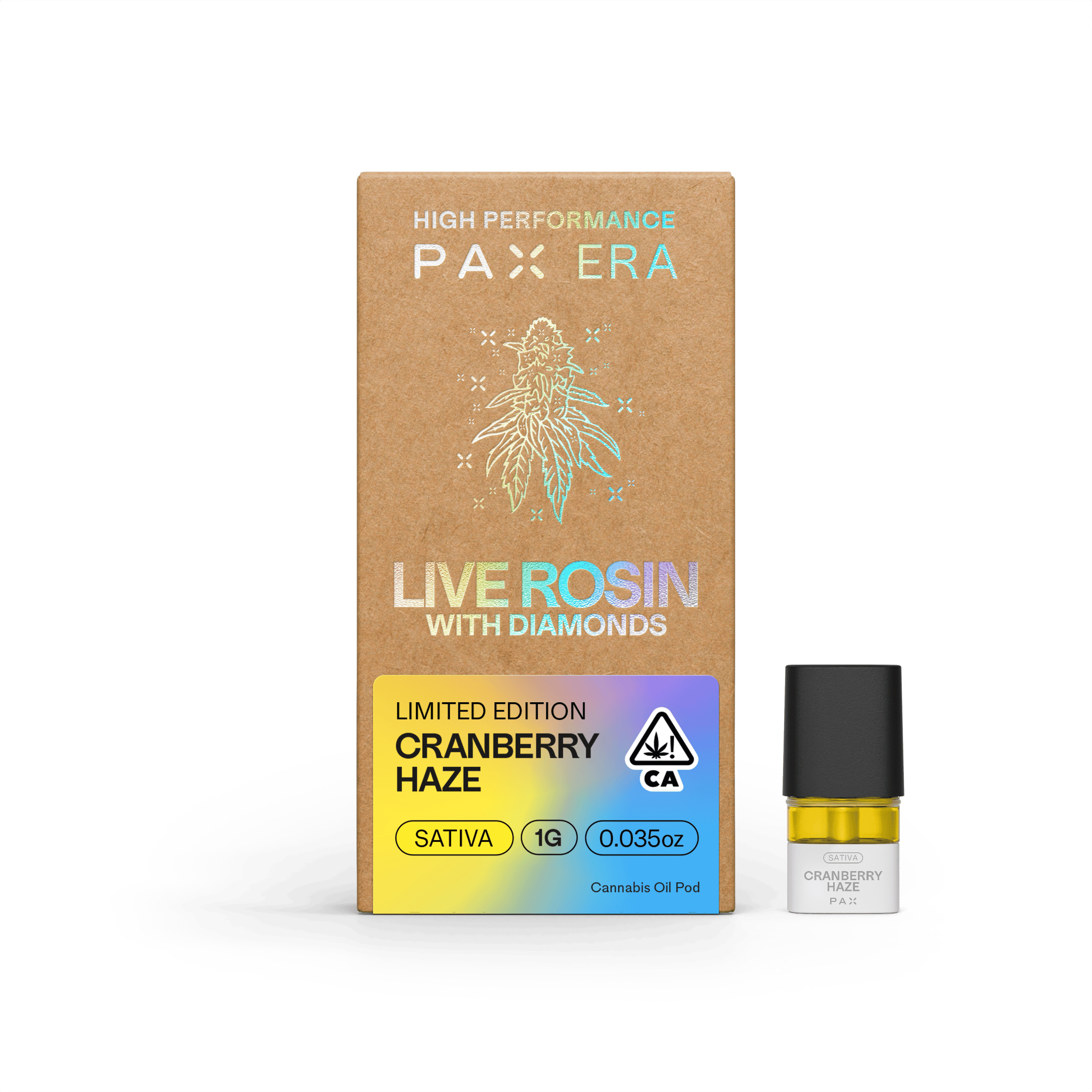 PAX - Cranberry Haze | Live Rosin Diamond Pod | 1g - 1
