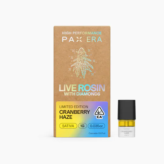 PAX - Cranberry Haze | Live Rosin Diamond Pod | 1g - 1