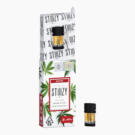 STIIIZY - Vape Cartridge - SUPER LEMON HAZE .5G Original THC Pod - STIIIZY - 1