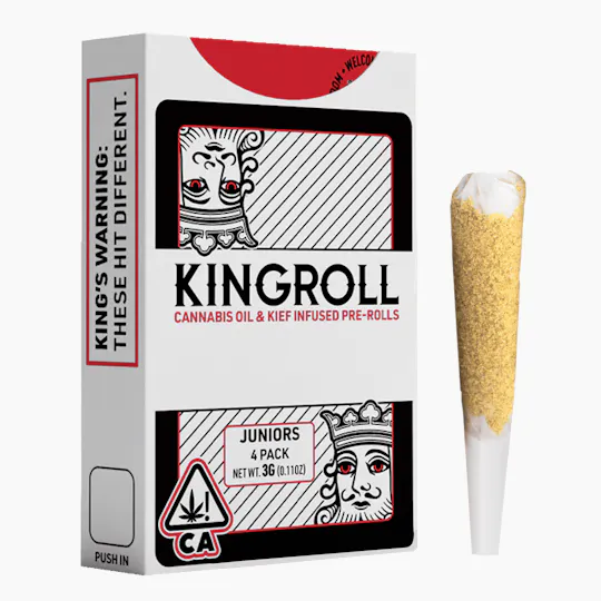 Kingroll - Kingroll Jrs | Moonbow x Rainbow Belts | Infused Joints | 0.75g each | 4pk - 1