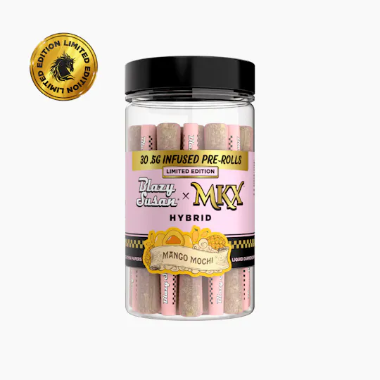 MKX Oil Co - MKX x Blazy Susan | Mango Mochi | Infused Minis | 0.5g each | 30pk - 1