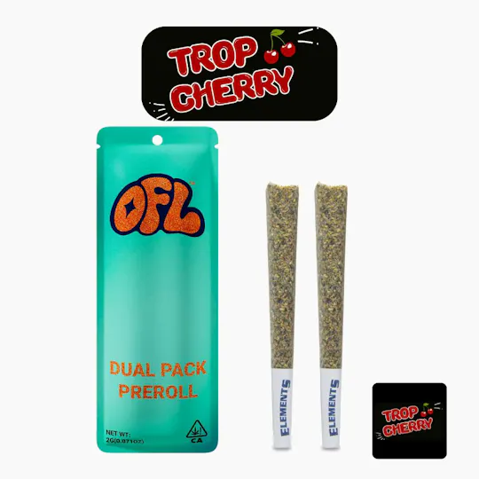 Oakfruitland (OFL) - Trop Cherry | Joints | 1g each | 2pk - 1