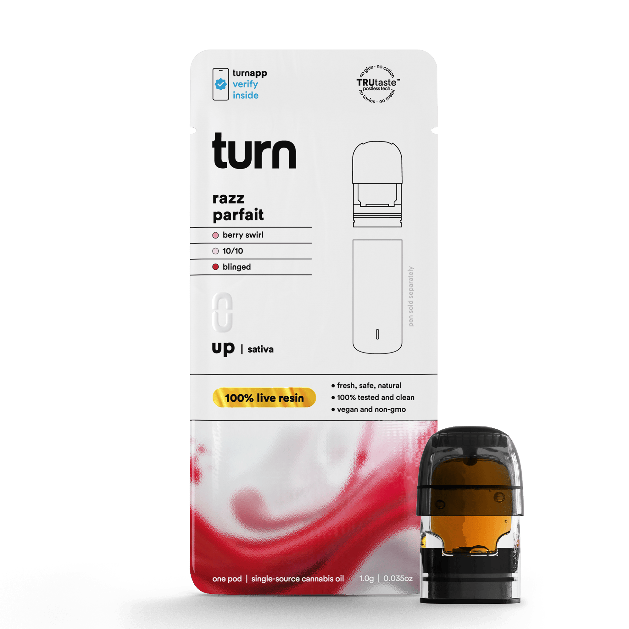 turn - Razz Parfait | 100% Live Resin | Sativa - 1