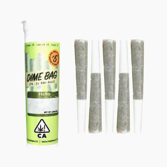 Dime Bag - Gelato Kush | Minis | 0.5g each | 5pk - 1