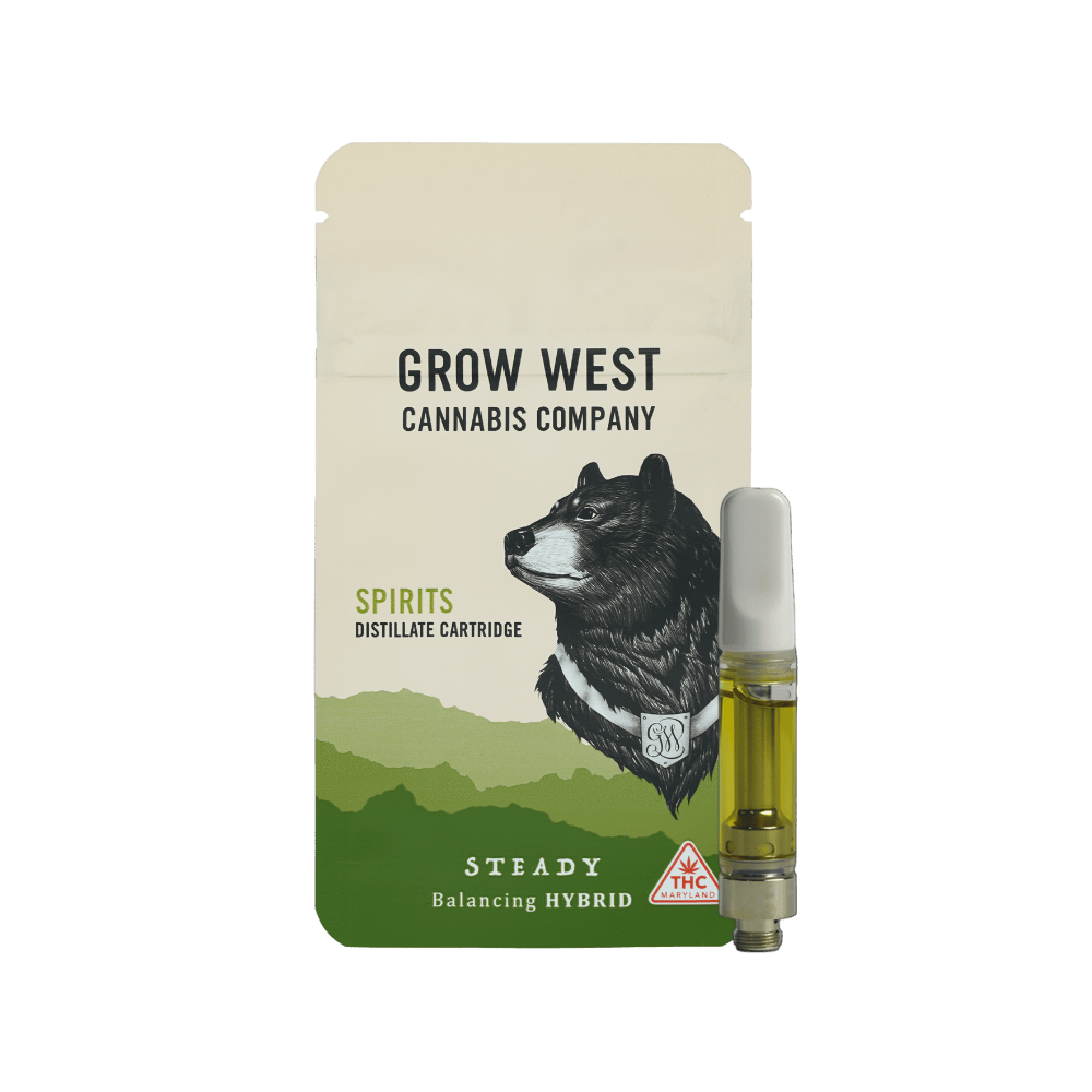 Grow West Cannabis Company - Peppermint Mocha | Spirits | Distillate Cartridge | 1g - 1