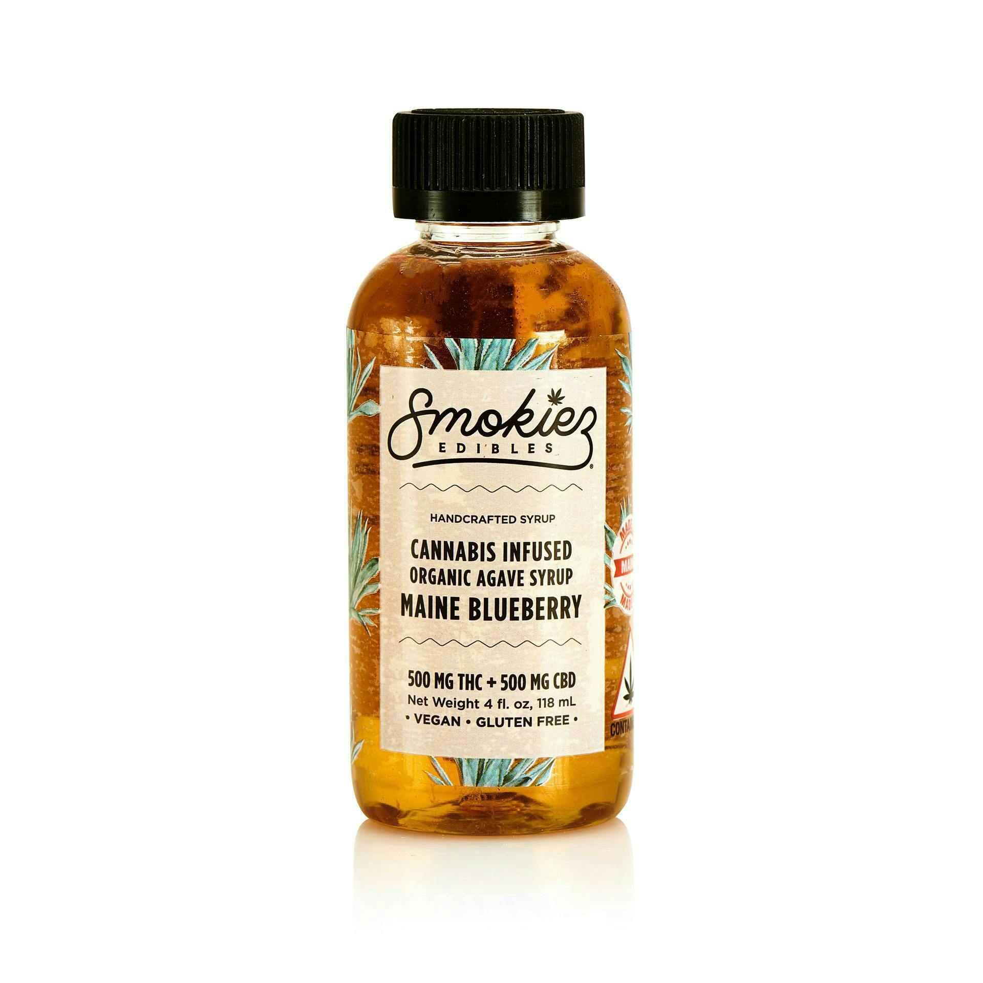 Smokiez Edibles - Blueberry Infused Agave Syrup THC:CBD 1:1 | 500mg - 1