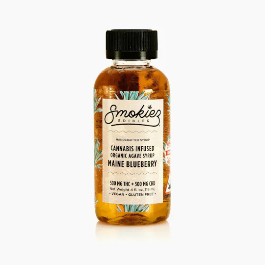 Smokiez Edibles - Blueberry Infused Agave Syrup THC:CBD 1:1 | 500mg - 1