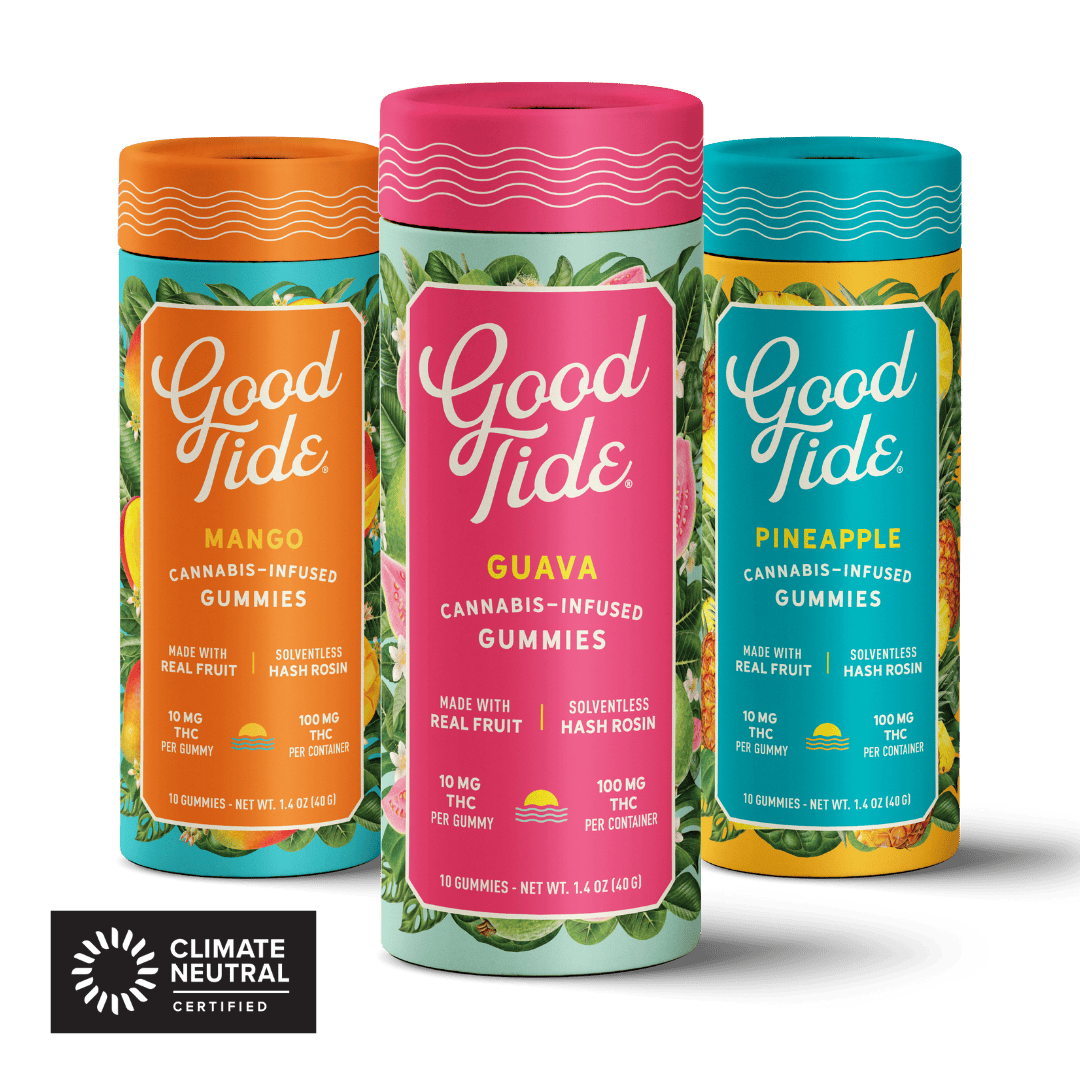 Good Tide - Guava Solventless Hash Rosin Gummies | Balanced - 1