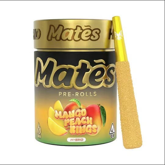 Muha Meds - Mango Peach Rings | Infused Joints | 0.6g each | 5pk - 1