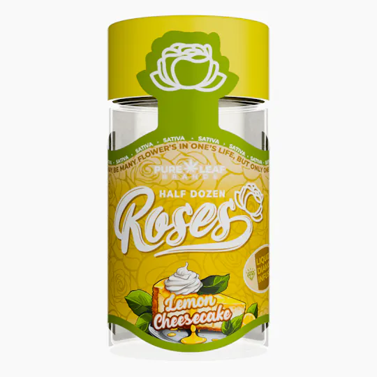 Roses - Lemon Cheesecake | LQD Infused Minis | 0.6g each | 6pk - 1