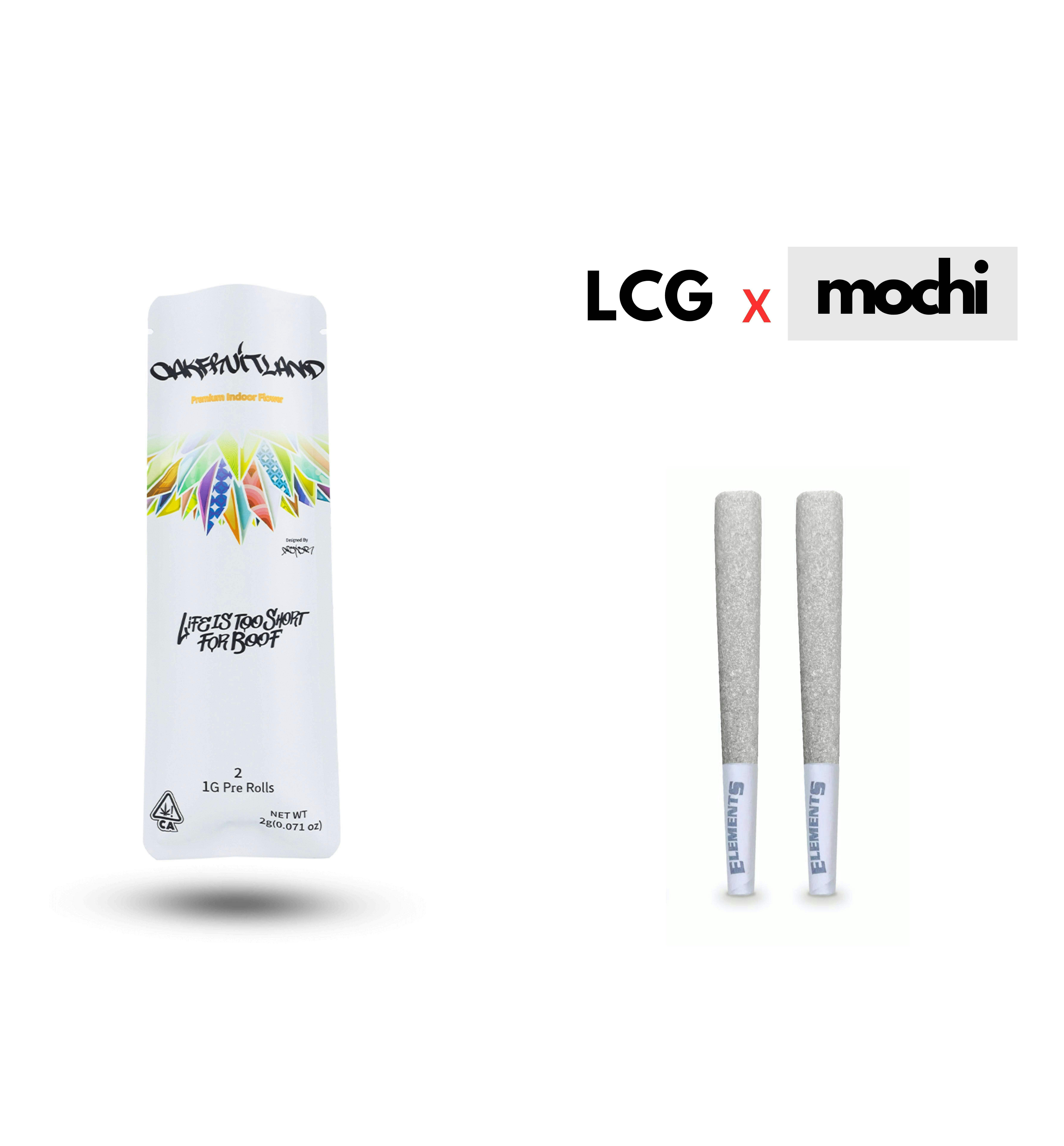 Oakfruitland (OFL) - LCG x Mochi | Joints | 1g each | 2pk - 1