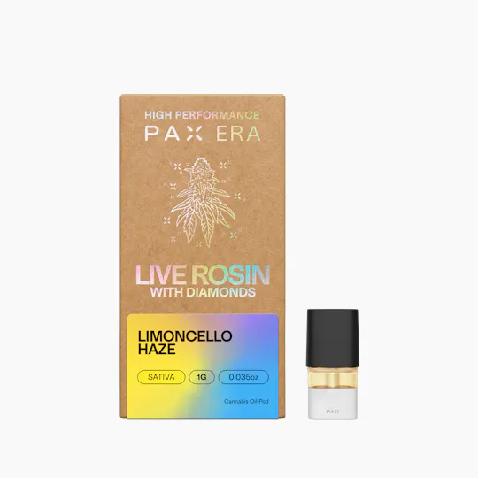 PAX - Limoncello Haze | Live Rosin Diamond Pod | 1g - 1