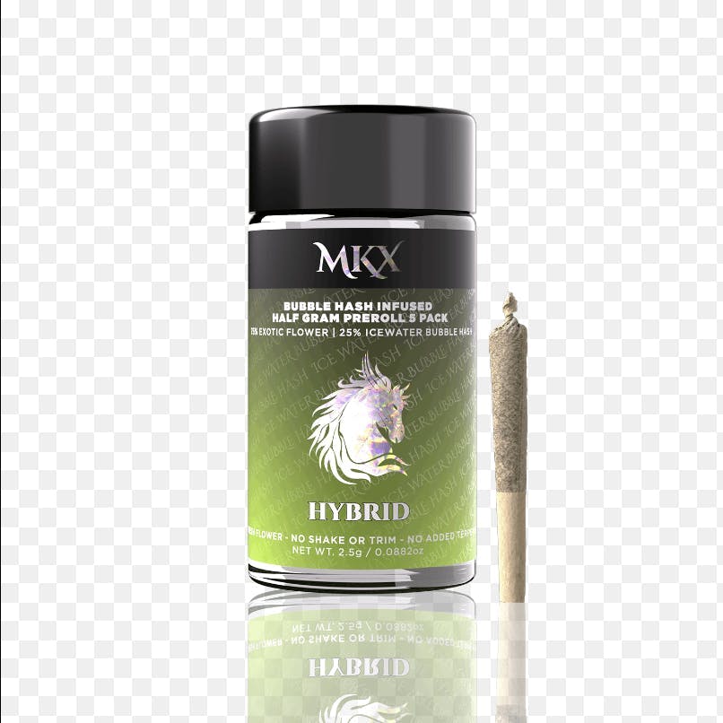 MKX Oil Co - Peaches & Cream | Bubble-Hash Infused Minis | 0.5g each | 5pk - 1