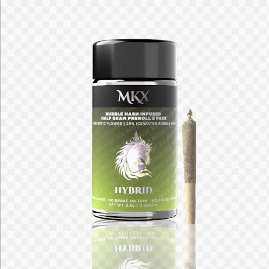 MKX Oil Co - Peaches & Cream | Bubble-Hash Infused Minis | 0.5g each | 5pk - 1