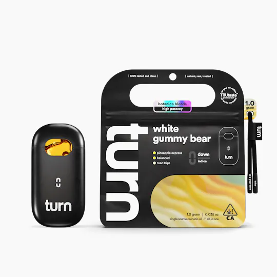 turn - White Gummy Bear | Botanica Blends | AIO | Indica (3) - 1