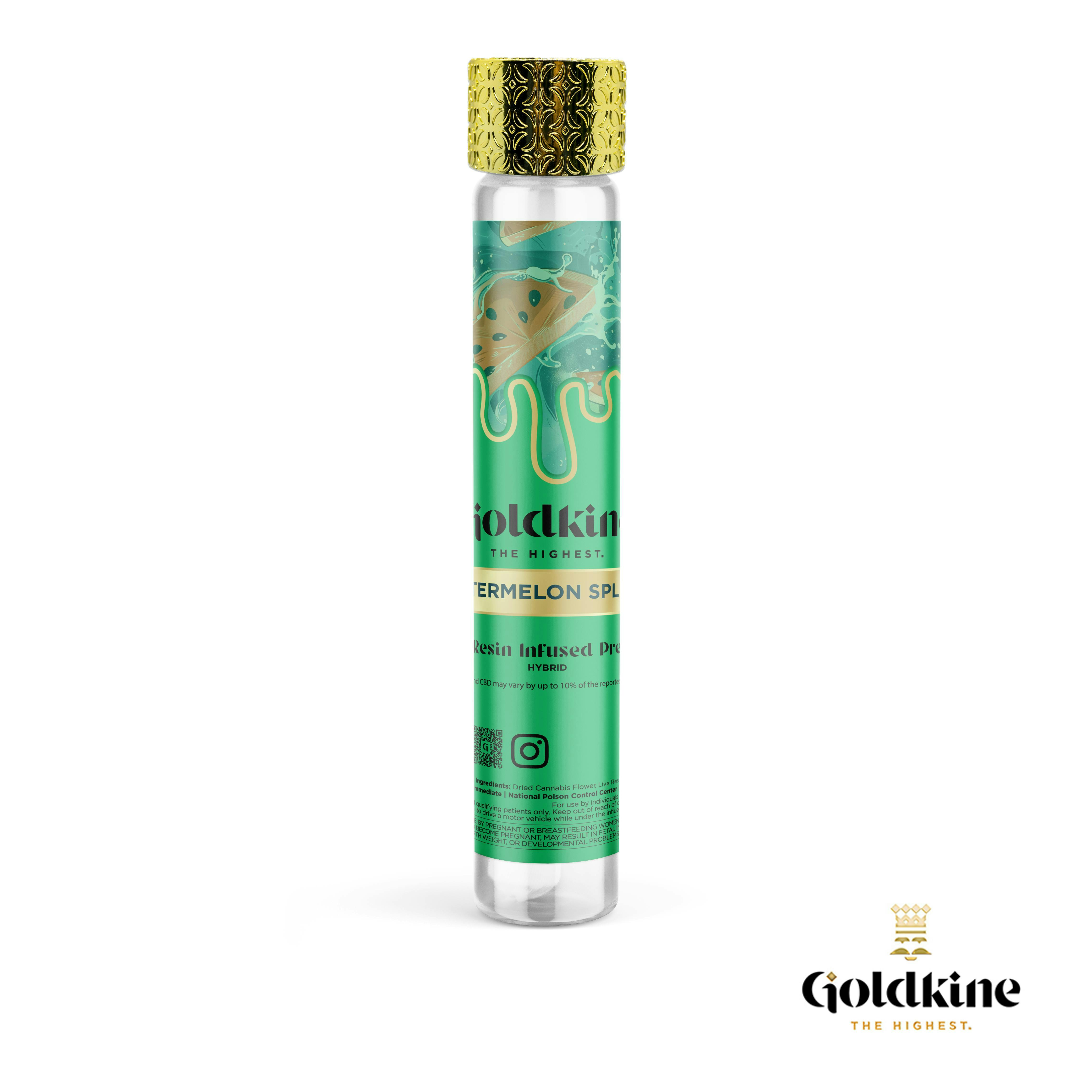 Goldkine - Watermelon Splash | Luxe Infusions Infused Pre Roll | 1g - 1