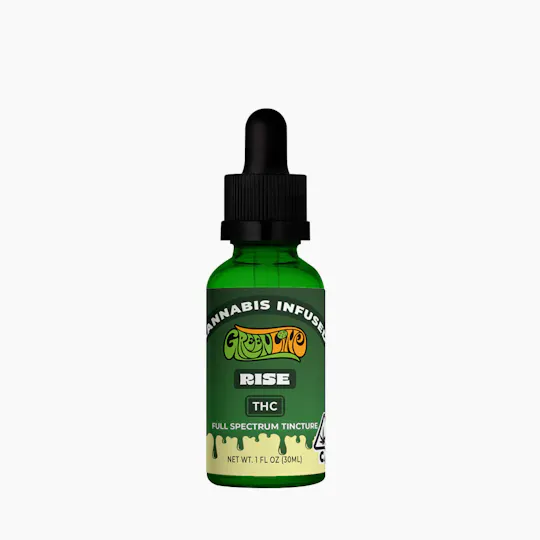 Greenline - RISE Tincture | 1000mg THC | MCT Oil + Full-Spectrum RSO - 1