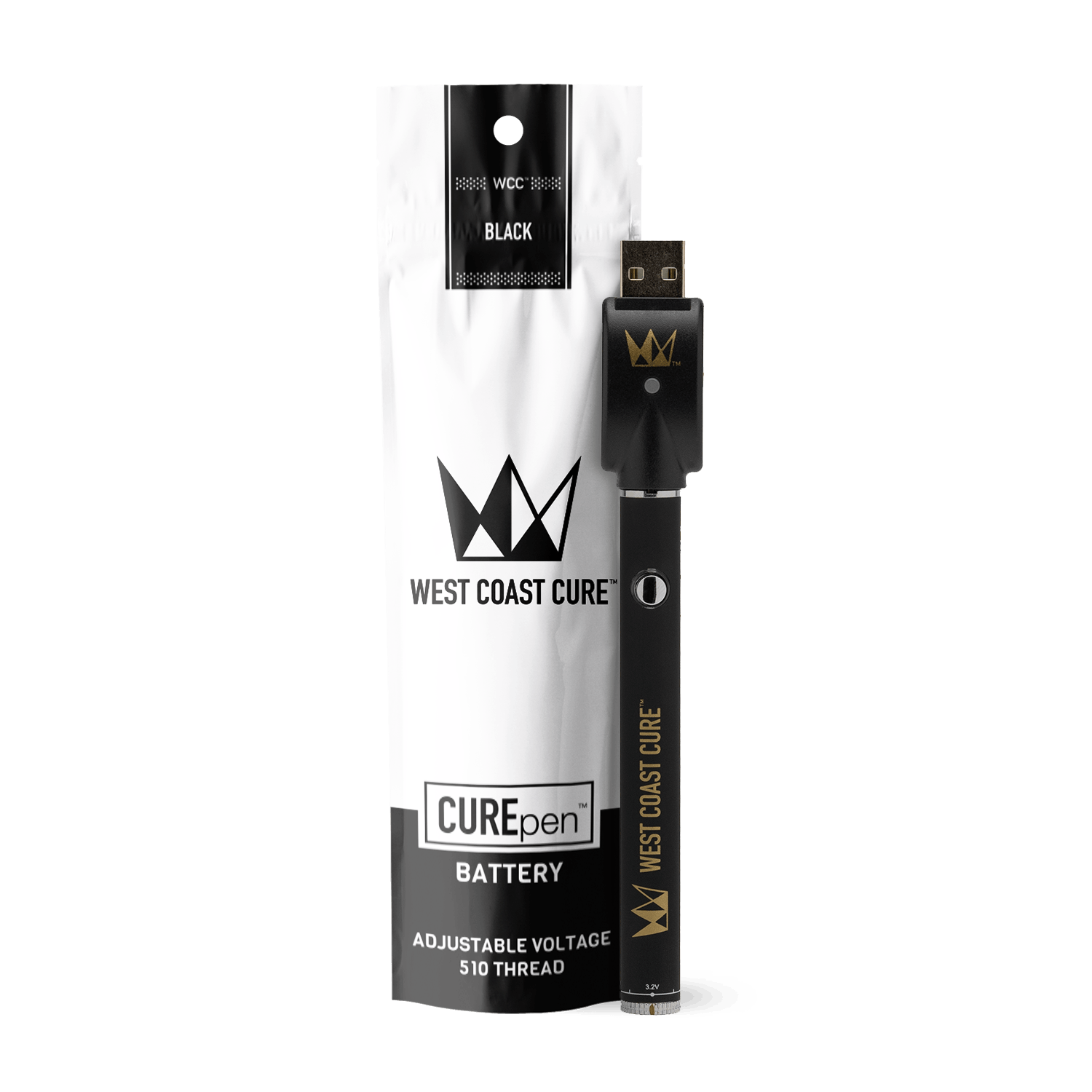 West Coast Cure - CUREpen Battery - Black - 1