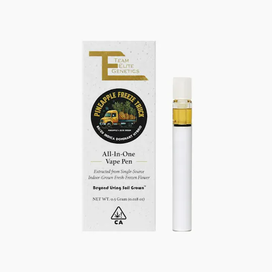 Team Elite Genetics - Pineapple Freeze Truck | Live Rosin Disposable | 0.5g - 1