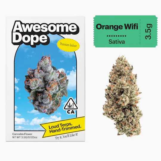 Awesome Dope - Orange Wifi | Premium Indoor Big Buds | 3.5g - 1