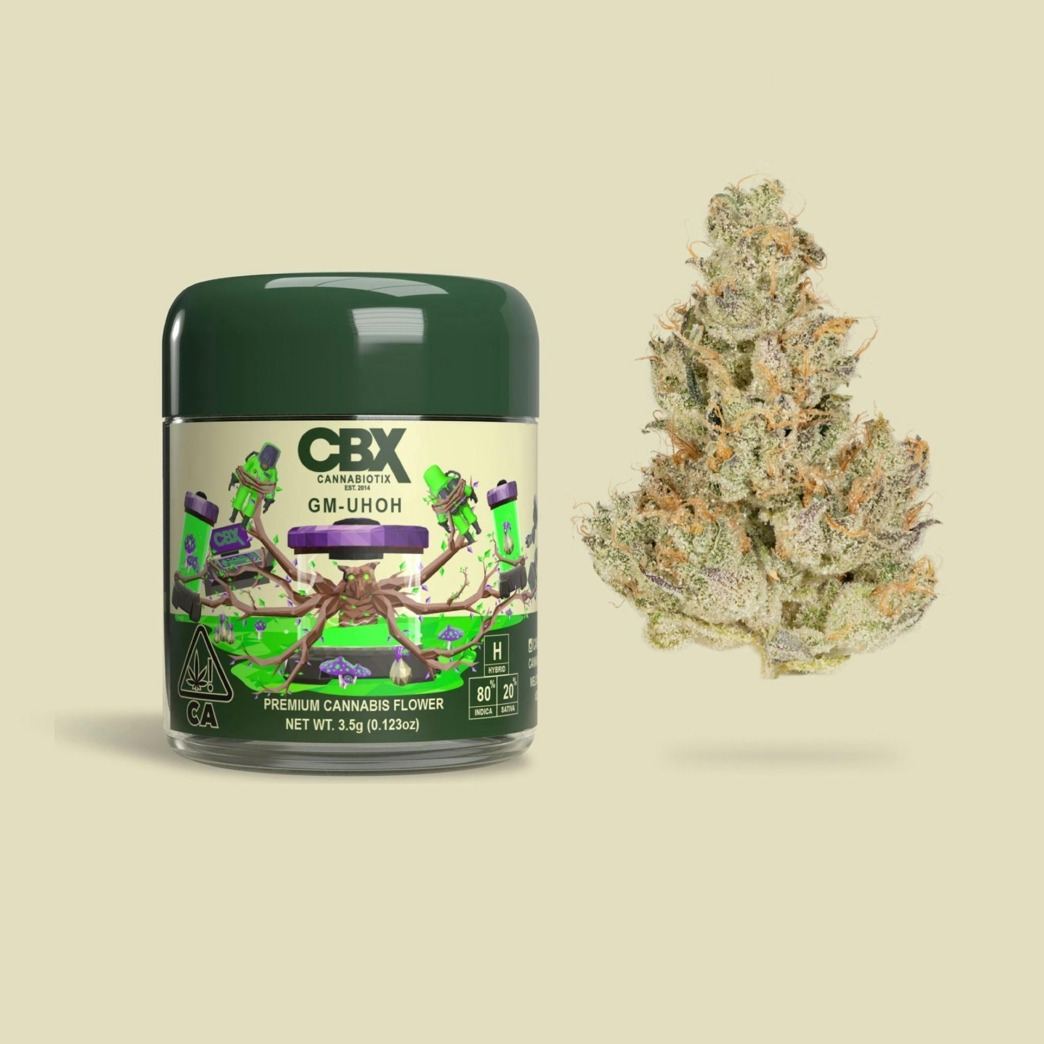 CBX: Cannabiotix - GM-UhOh Premium Cannabis Flower - 1