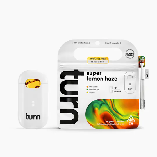 turn - Super Lemon Haze | 100% Live Resin | AIO | Sativa-Hybrid - 1