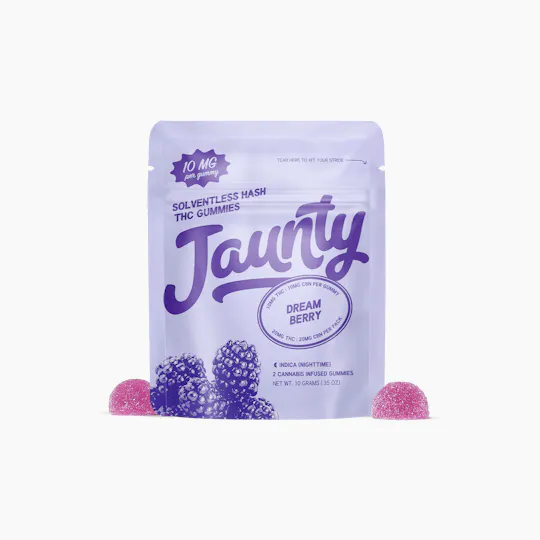 Jaunty - Dreamberry Hash Infused | 20mg | 2ct | 10mg/ea - 1