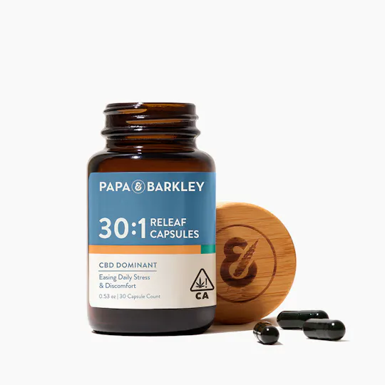 Papa & Barkley - Releaf Capsules 30:1 CBD:THC, 30CT - 1