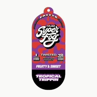 Super Fog by MFused - Super Fog Twisted | Tropical Trippin | Infused Fattys .5g [2pk] - 1