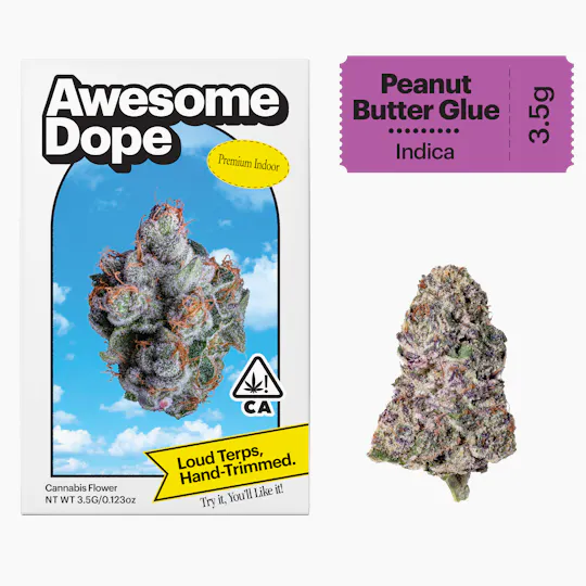 Awesome Dope - Peanut Butter Glue | Premium Indoor Big Buds | 3.5g - 1