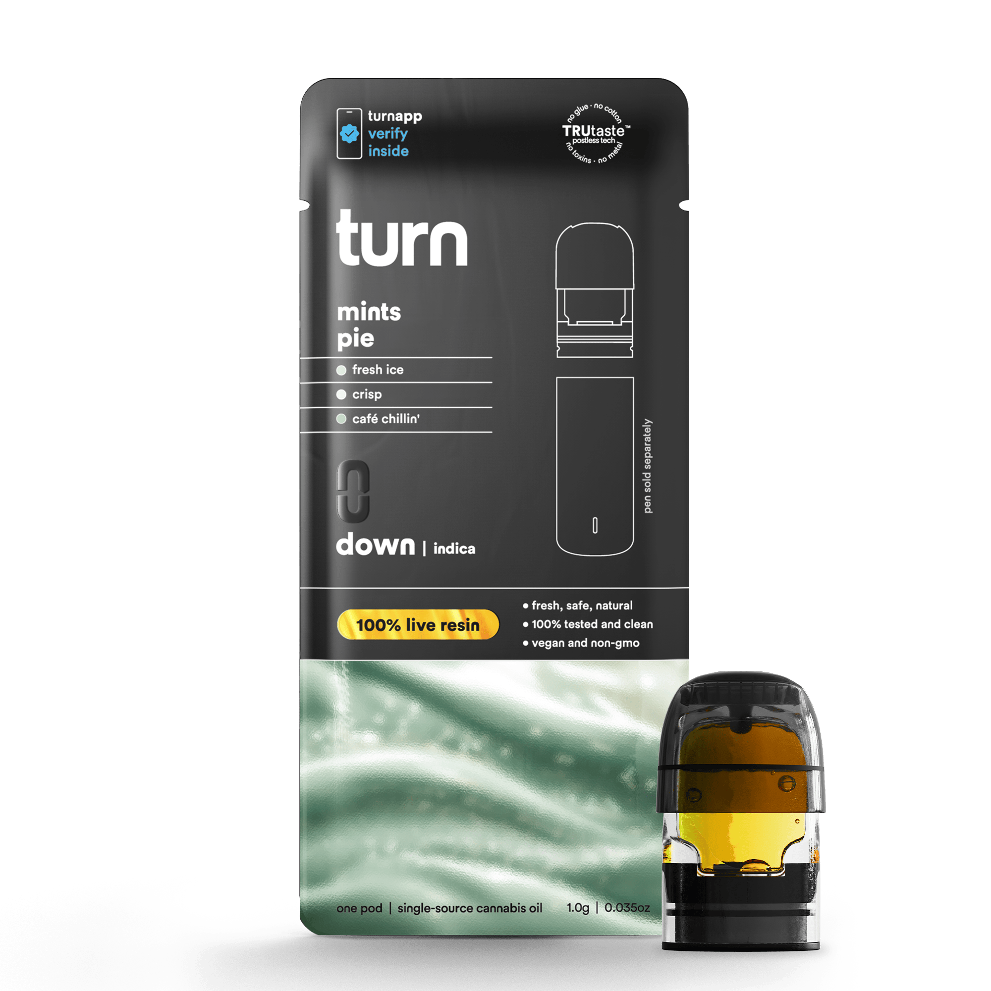 turn - Mints Pie | 100% Live Resin | Indica - 1