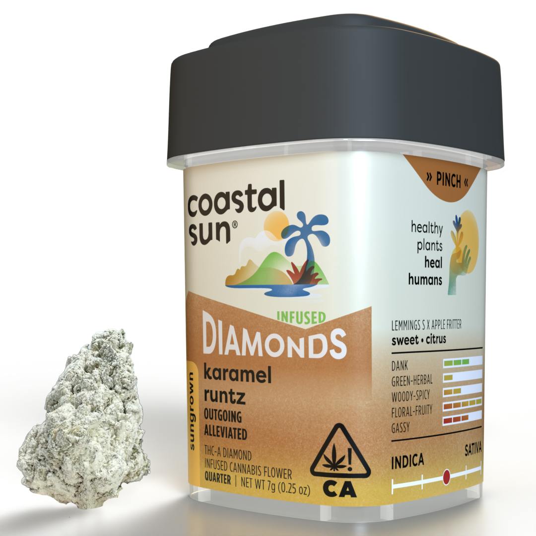 Coastal Sun - Coastal Sun | Karamel Runtz | Infused Sungrown Flower | 7g - 1