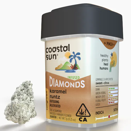 Coastal Sun - Coastal Sun | Karamel Runtz | Infused Sungrown Flower | 7g - 1
