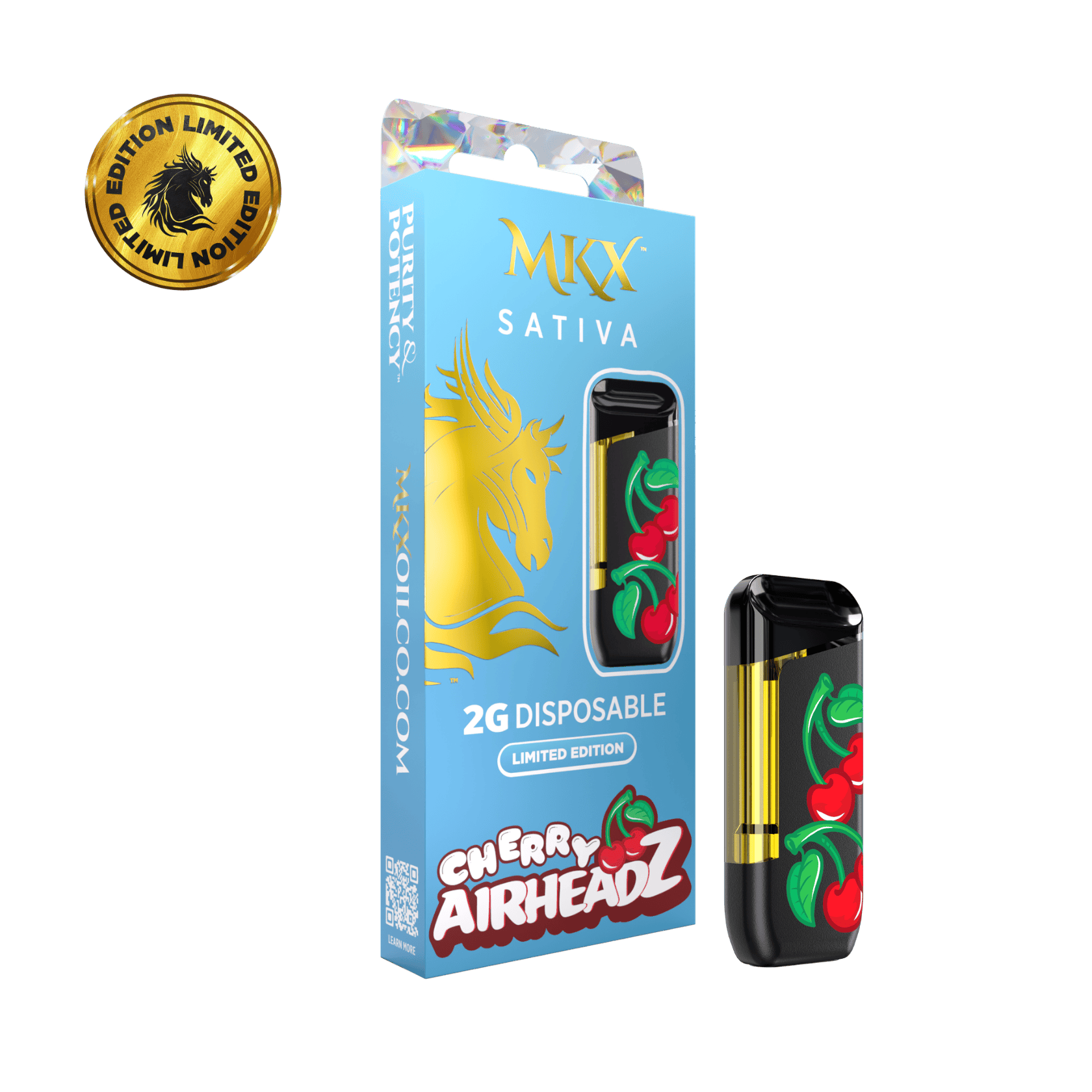 MKX Oil Co - (Limited Edition) Cherry Airheadz | Disposable | 2g - 1