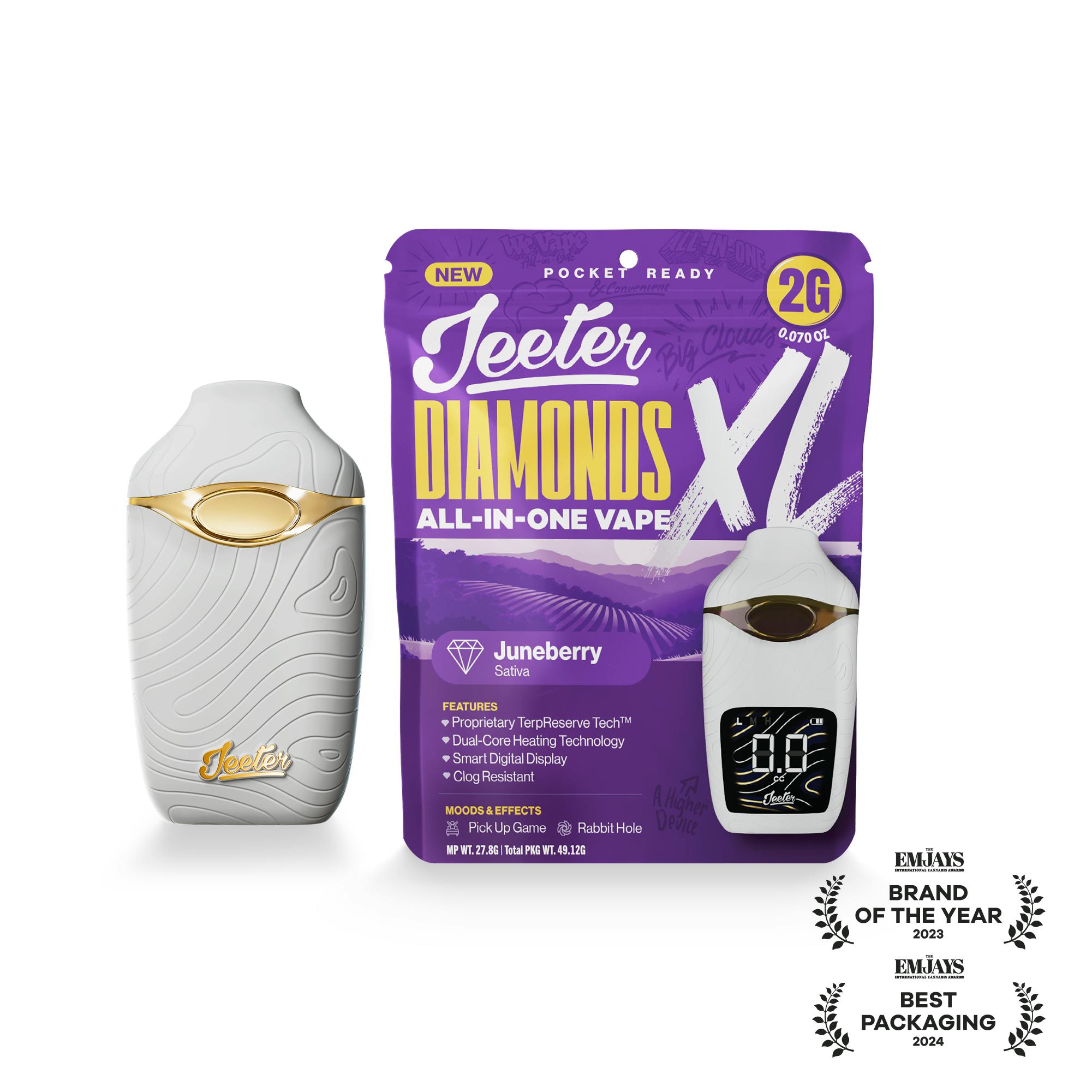Jeeter - Jeeter | Juneberry | Diamonds XL 2G All-In-One Vape - 1