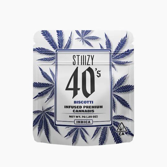 STIIIZY - - BISCOTTI - 7G 40's Infused Flower - 1