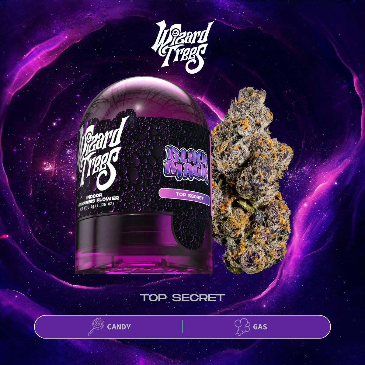 Wizard Trees - Black Magic | Indoor Flower | 3.5g - 1