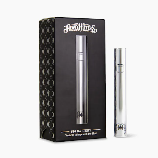 Heavy Hitters - Ultra Premium Variable Voltage Battery - Chrome - 1